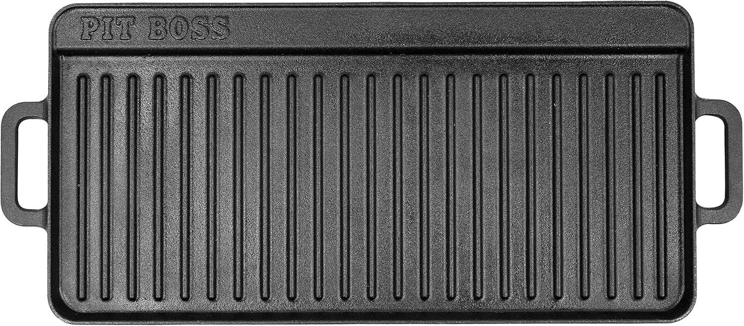 Pit Boss 10x20 Cast Iron Griddle for Perfect Cooking Experience