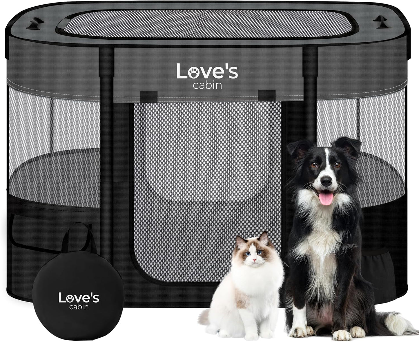 Portable Medium Dog Playpen for Indoor and Outdoor Use