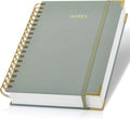 Aesthetic Thick Spiral Notebook Journal in B5 Format - Modern Linen
