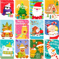24 Pcs Christmas Mini Notebooks - Cute Pocket Holiday Notepads