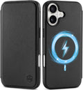 SHIELDON Slim Wallet Case for iPhone 17 6.3 in - Slim Leather