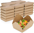 Fit Meal Prep 200 Pack 54 oz Disposable Take Out Containers - Durable