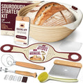 Banneton Bread Proofing Basket Set with Silicone Sling - Complete
