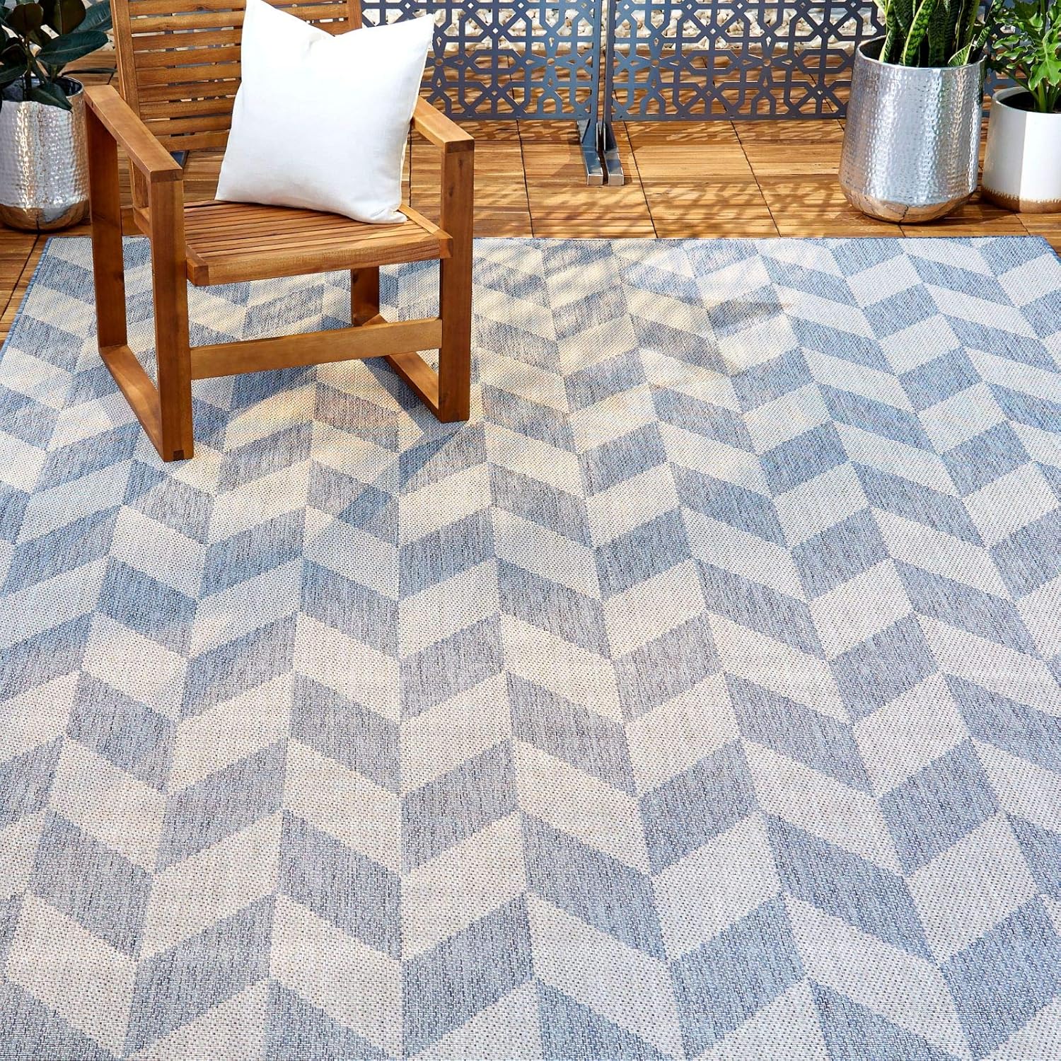 Nicole Miller New York Patio Country Calla Rug for Indoor/Outdoor