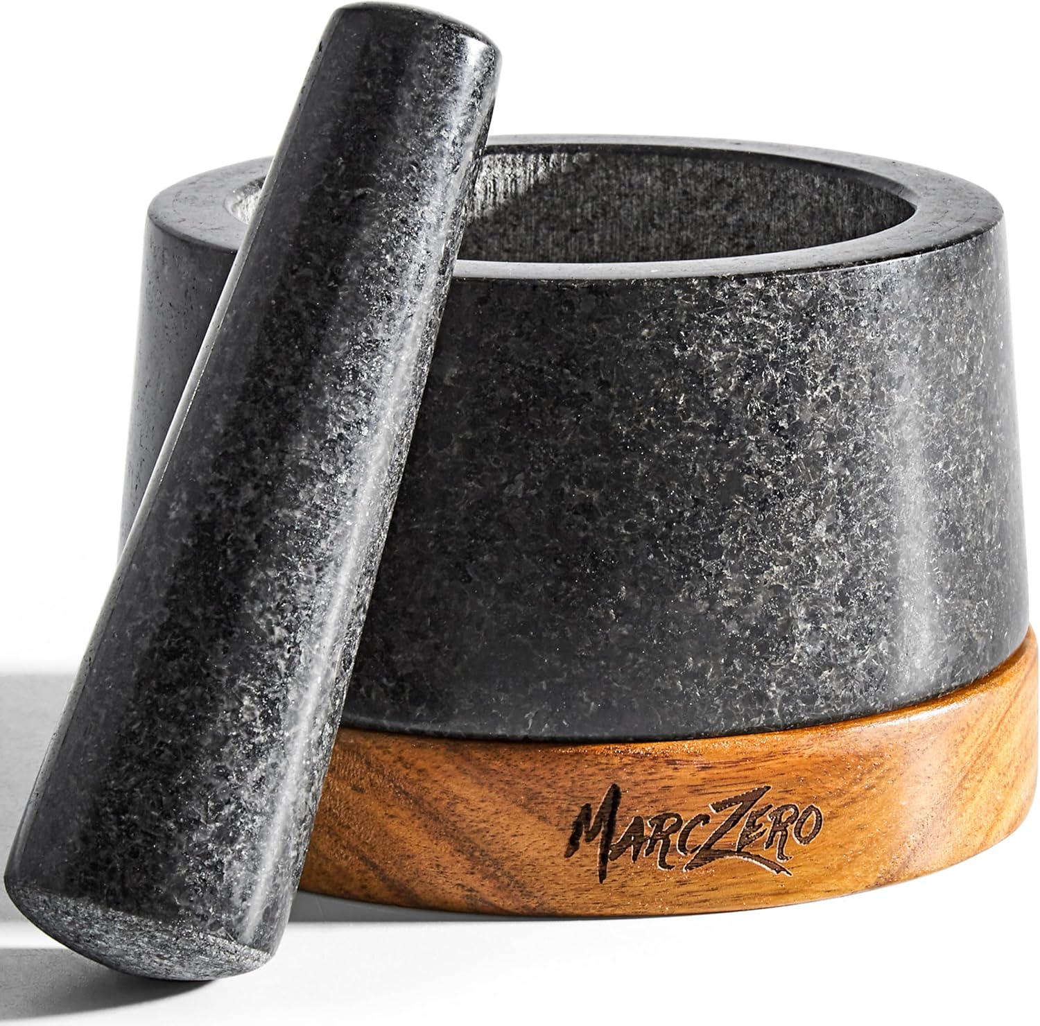 MarcZero 6in Large Mortar and Pestle Set for Kitchen Use