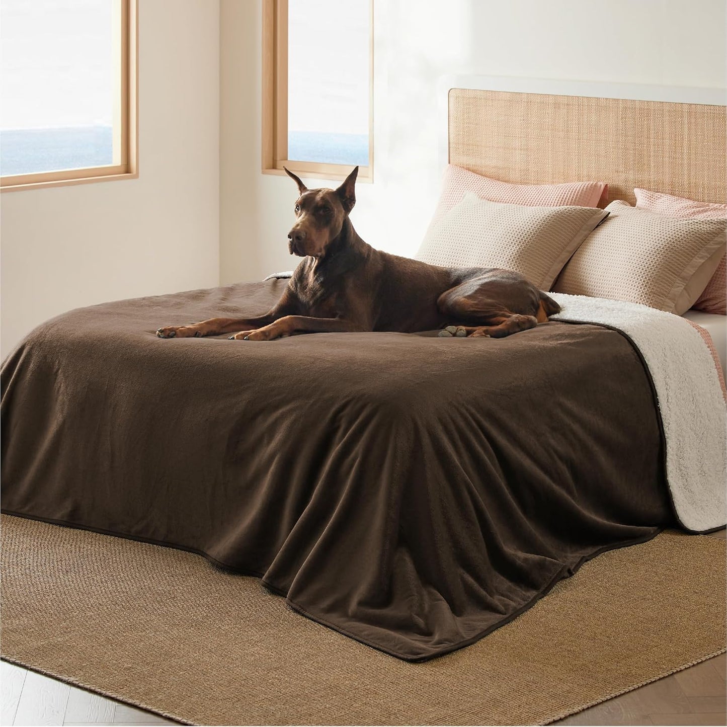 Bedsure Waterproof Blanket for Bed - Cozy Pet Protector