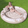 SLOOSH Inflatable Tanning Pool Lounger Float - Large Luxury Sunbathing
