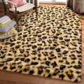 Amearea Fluffy Leopard Rug Premium Cheetah Print Area Rug - Soft
