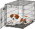 MidWest LifeStages Small Single Door 24-in Folding Dog Crate - Secure