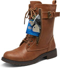 Vepose Women's 928 Military Combat Boots with Card Knife Pocket