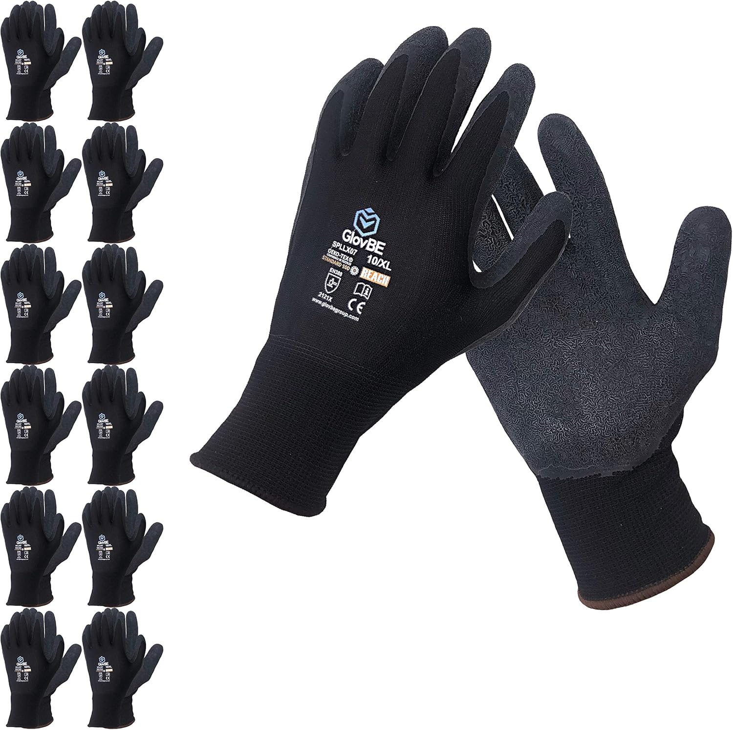 GlovBE: Latex-Coated All-Purpose Grip Gloves