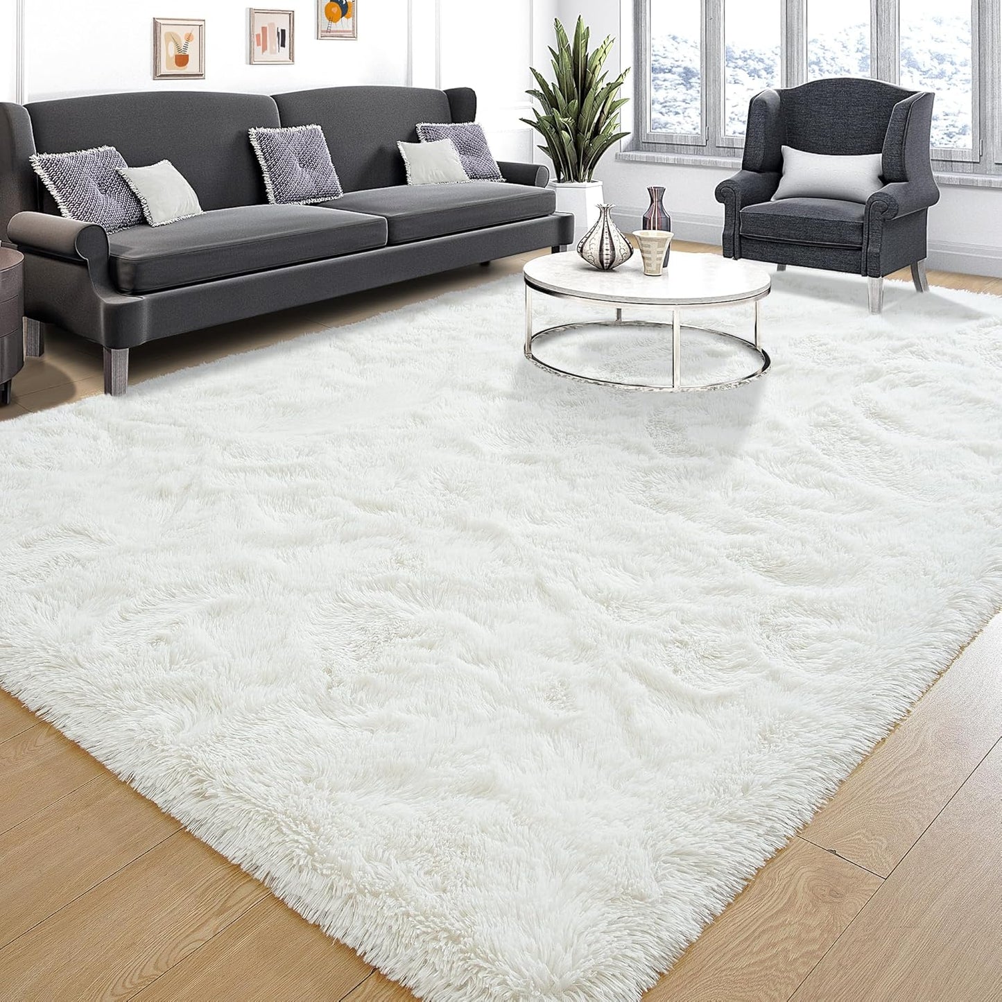 Tepook Super Soft Fluffy Rug for Bedroom and Living Room