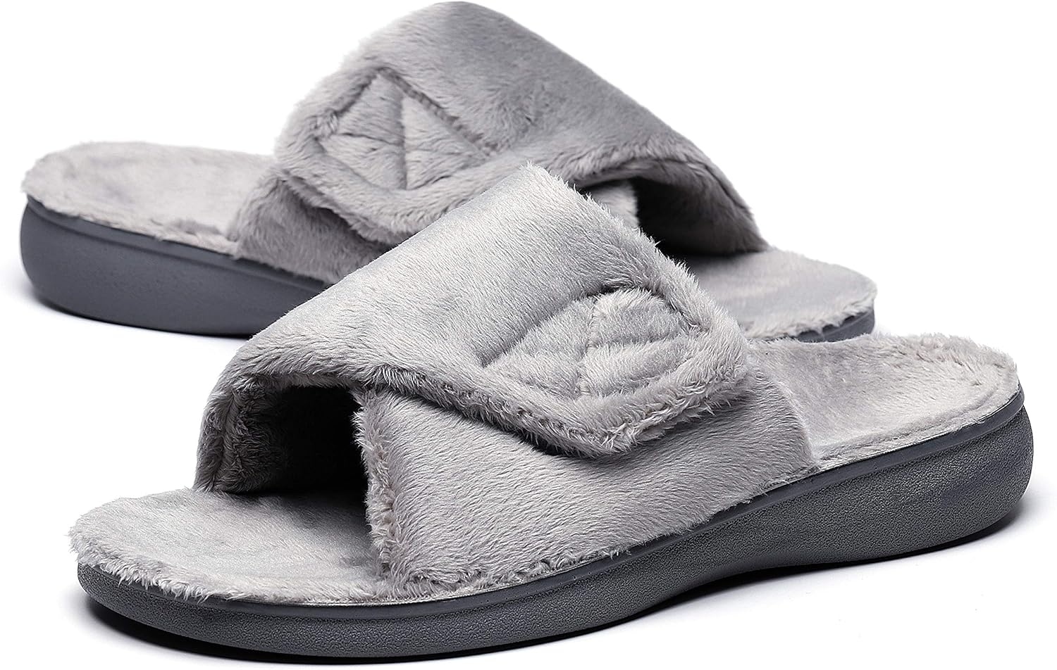 SOLLBEAM Women's Adjustable Arch Support Slippers for Comfort