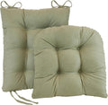 Twillo Thyme 2-Pack Non-Slip Rocking Chair Cushion Set - Thick 2-Piece