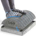 Under Desk Foot Rest for Office Use - Adjustable Memory Foam Comfort