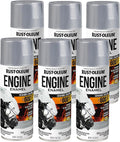 Rust-Oleum Engine Enamel Spray Paint Aluminum - Durable High-Heat