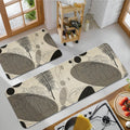 Kitchen Mats Set of 2 - Non-Slip Washable Decorative Rugs