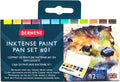 Derwent Inktense Paint 12 Pan Palette #1 - Vibrant Permanent