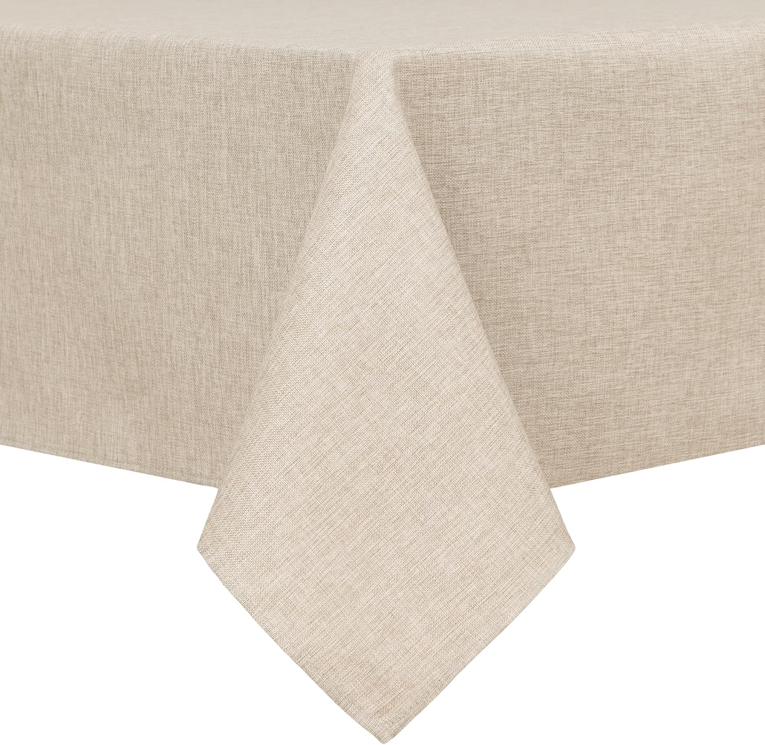 Hiasan Faux Linen Rectangle Tablecloth for Dining Room Use