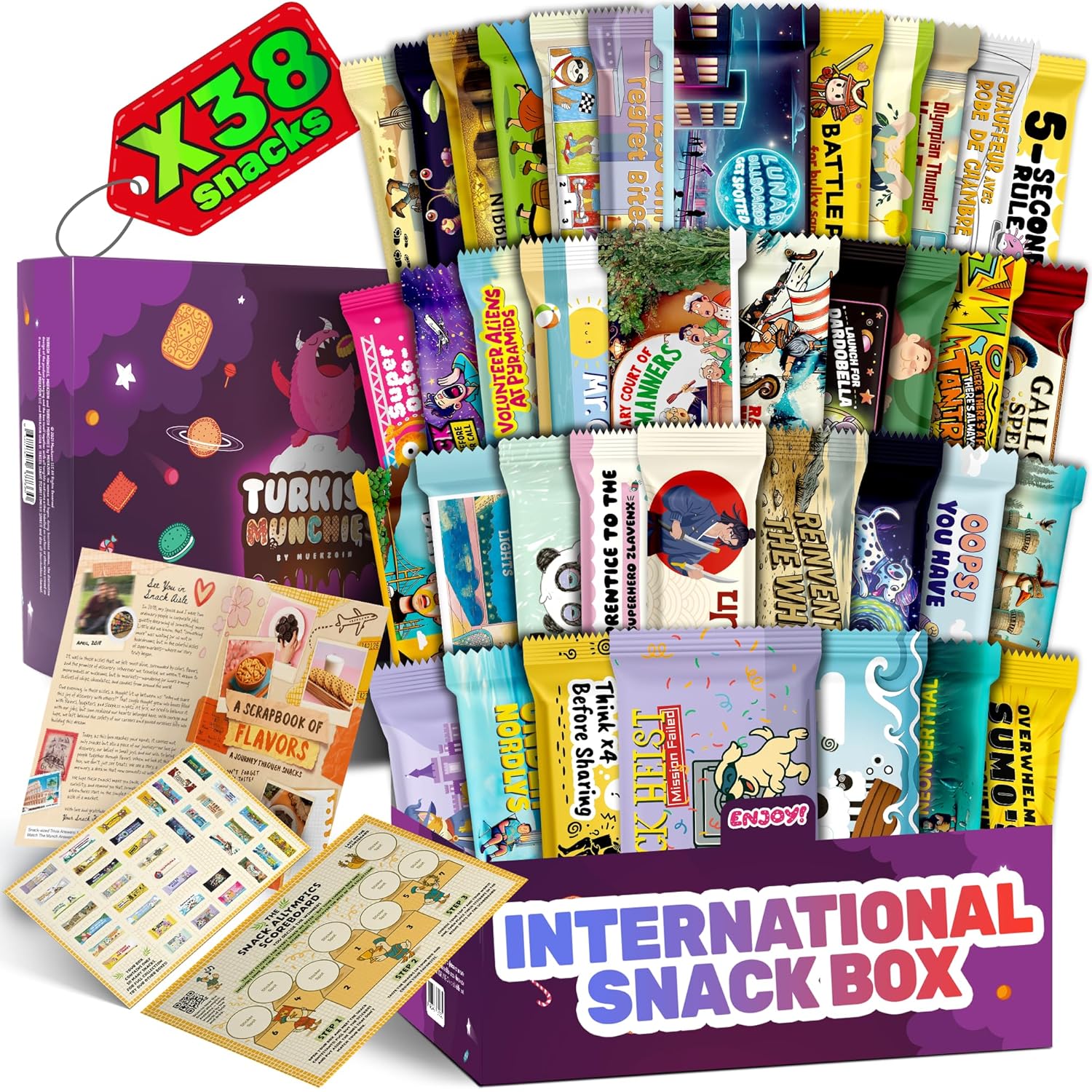 International Snack Box for Unique Cultural Treats and Gifts