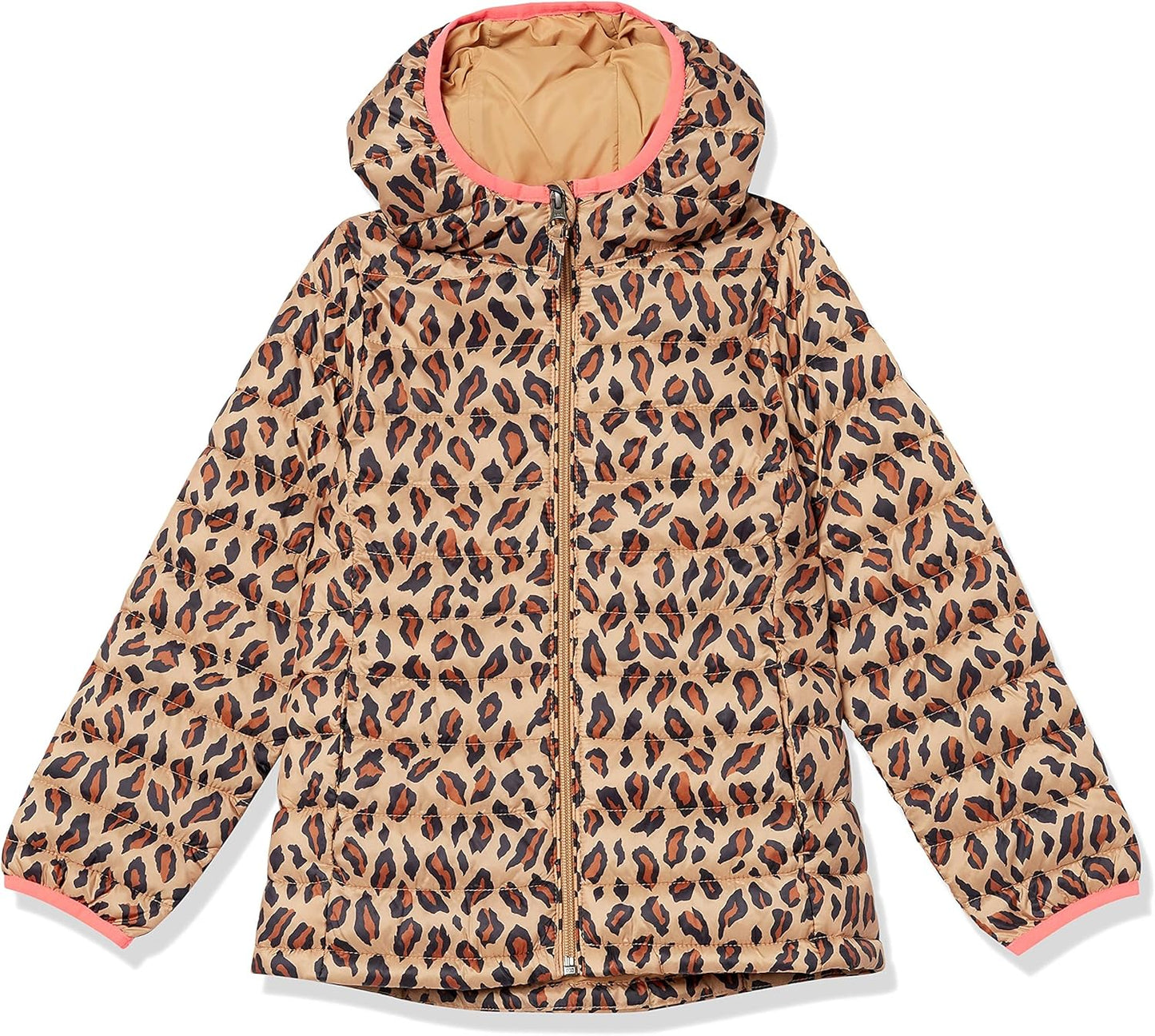 Lightweight Water-Resistant Packable Hooded Puffer Jacket
