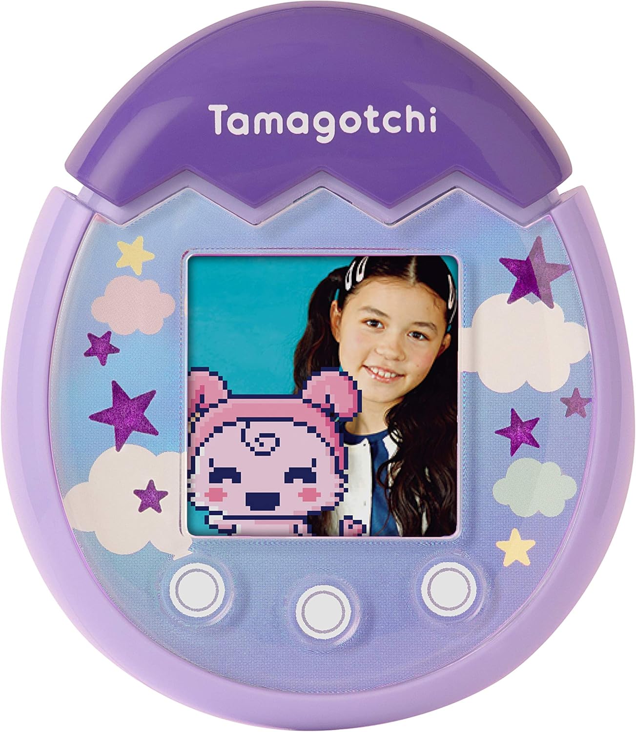 Tamagotchi Pix - Sky (Purple) Interactive Virtual Pet Experience
