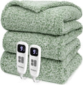 Heated Blanket Electric Blanket King - Fast Heating Double-Sherpa