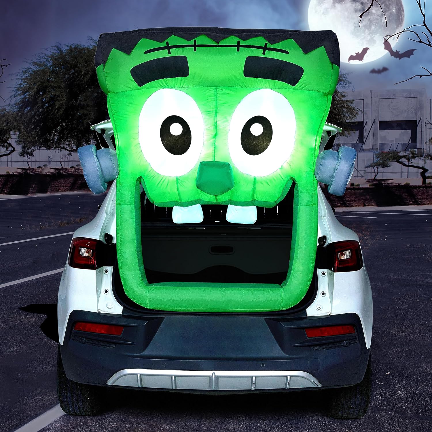 Halloween Inflatable Green Zombie Decoration for Car and Yard