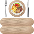 Burlap Round Placemats 100 Pack (11.8 in) - Rustic Table Protection