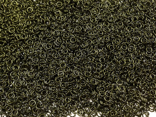 1/2 Pound OD Green Anodized Aluminum Jump Rings for Jewelry