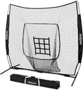 7 ft x 7 ft Baseball & Softball Hitting Net - Foldable Practice Net