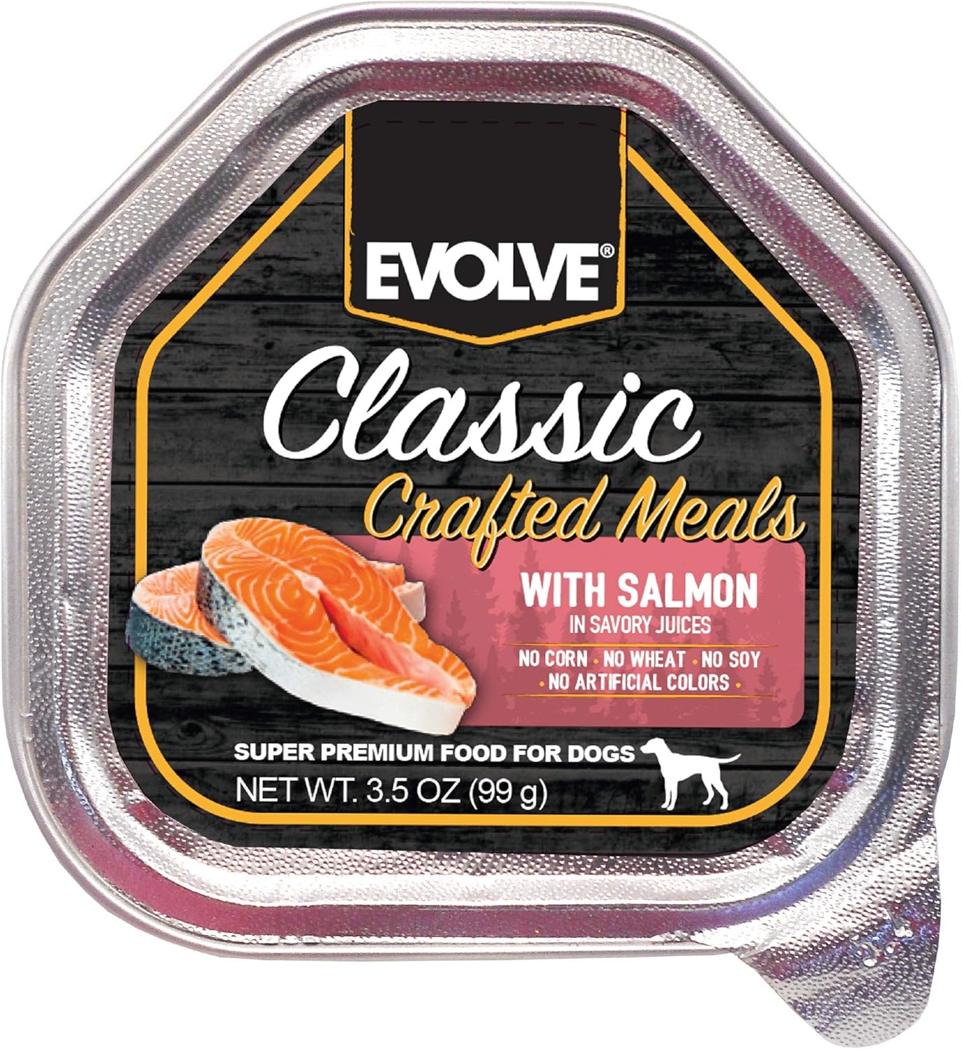 Evolve Classic Crafted Meals Salmon Recipe Dog Food for Dogs