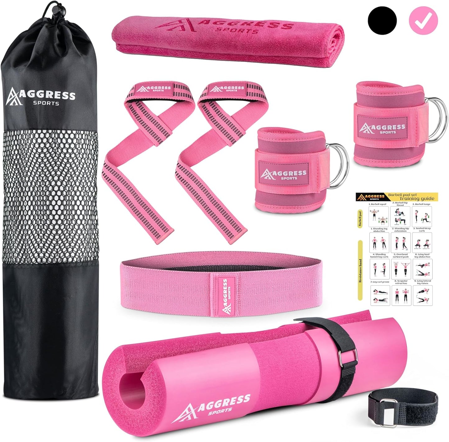 Premium Barbell Pad Set for Hip Thrusts and Workouts