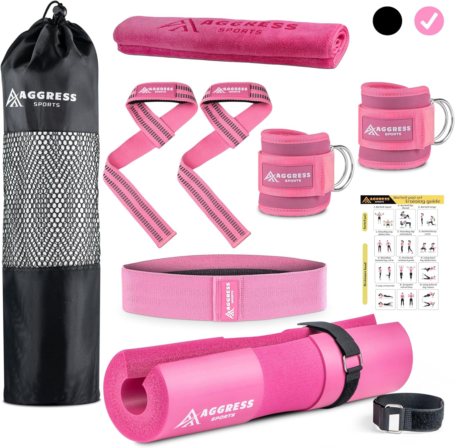 Premium Barbell Pad Set for Hip Thrusts and Workouts