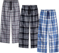 3-Pack Boys Pajama Pants in Ultra-Soft Micro Fleece - Sizes 7-20