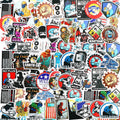 Welding Stickers 100 Pieces Hard Hat Decals - Funny, Waterproof Set