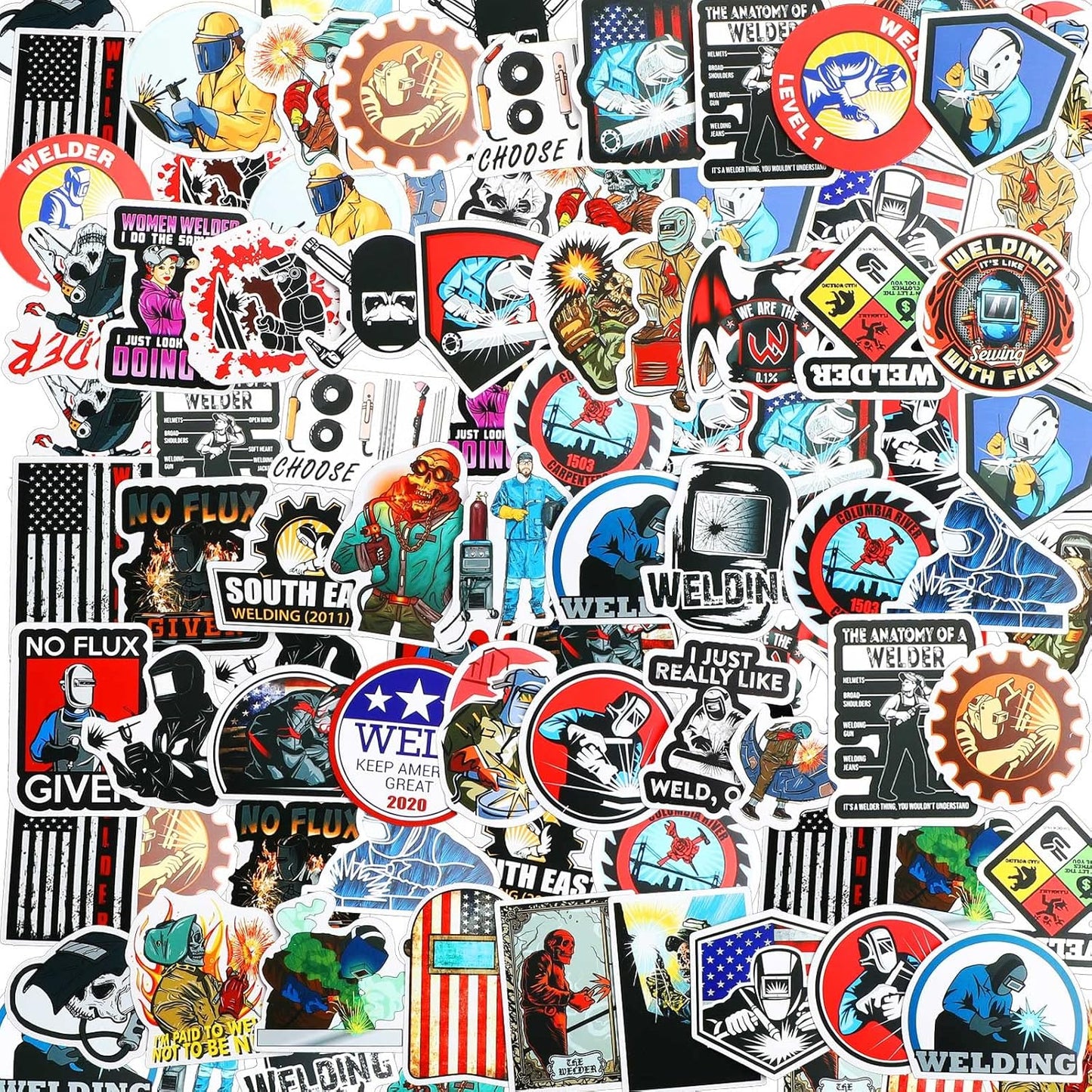 Zonon Welding Stickers: 100 Pieces for Ultimate Safety!