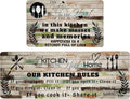 Anti Fatigue Kitchen Mats Set 17.3x28 + 17.3x47 in - Cushioned Comfort