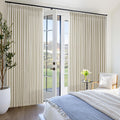 100 Inch Wide Pinch Pleated Extra Wide Curtain Panel 90 in Long - Semi