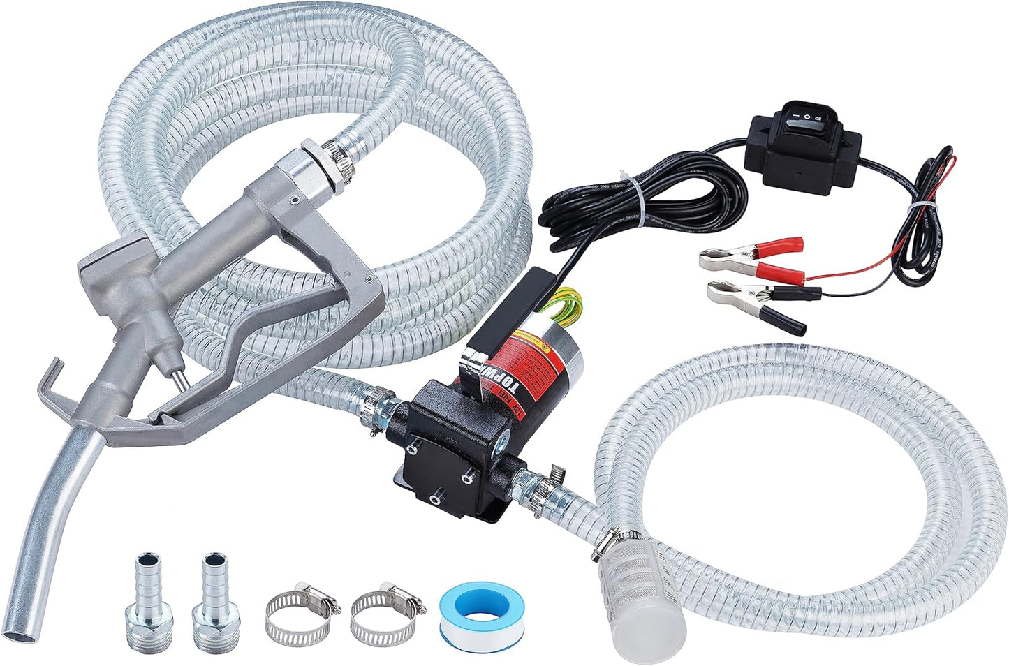 TOPWAY 12V DC Gasoline Fuel Pump Kit for Efficient Fuel Transfer
