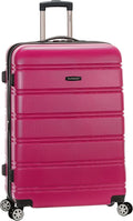 Magenta 28in Rockland Melbourne Hardside Expandable Luggage - Checked