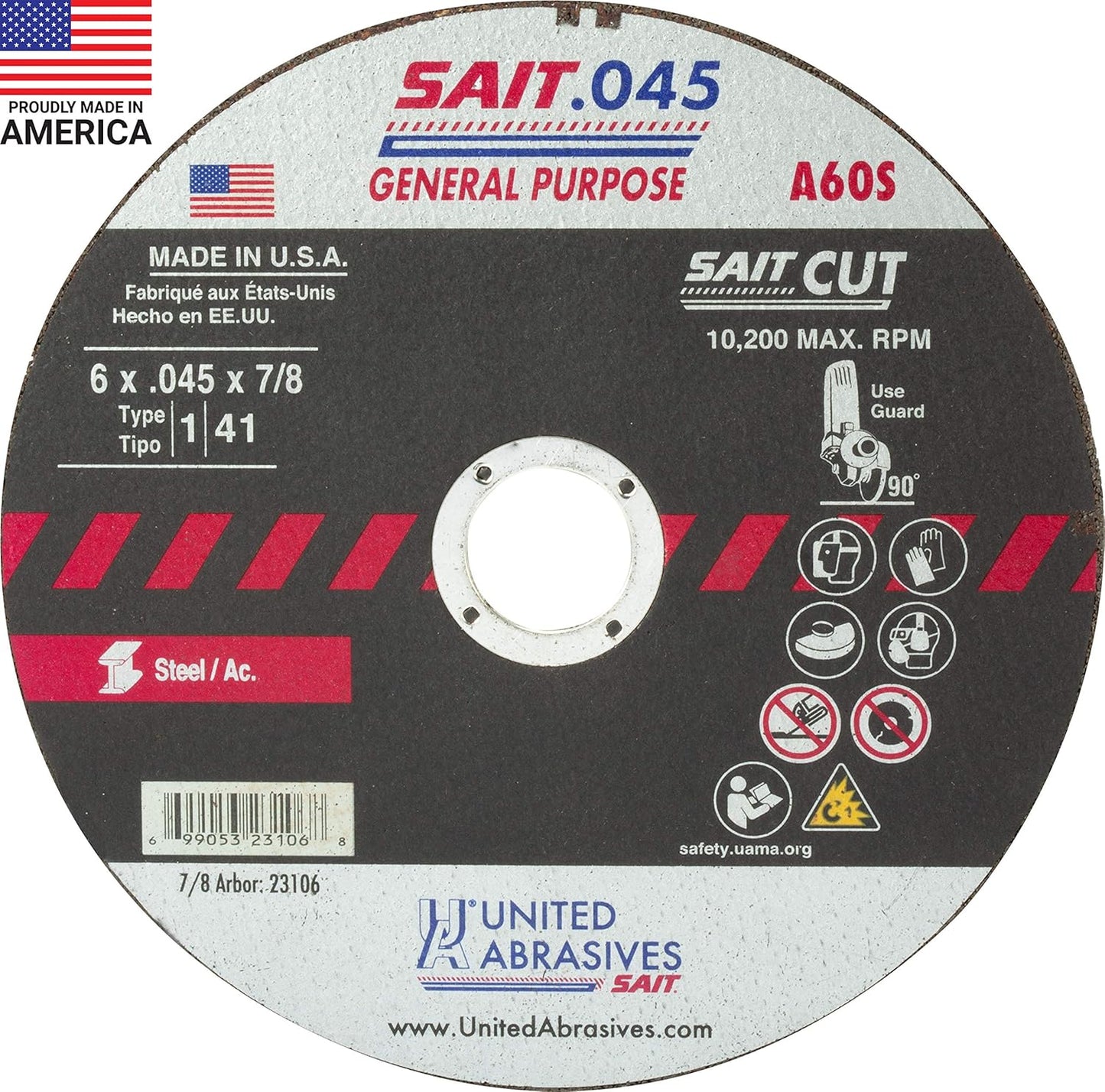 United Abrasives 6in Cut-Off Wheels for Fast and Safe Cutting