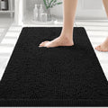 Smiry Luxury Chenille Bathroom Rugs 36x24 - Extra Soft Absorbent