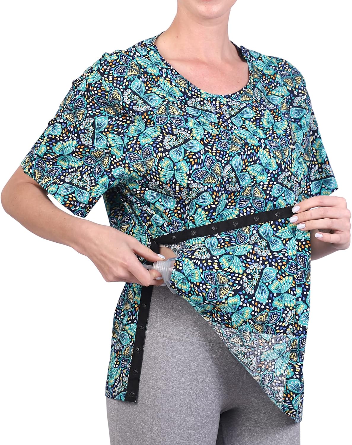 Post Surgery Shirt for Shoulder Surgery Rehab and Mastectomy