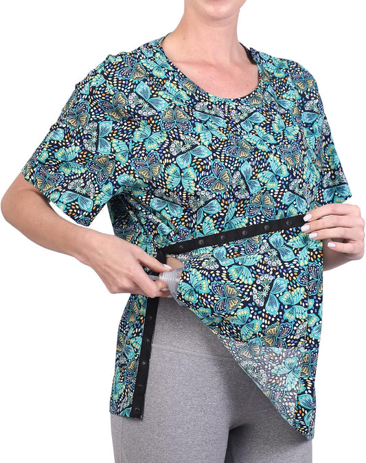 Post Surgery Shirt for Shoulder Surgery Rehab and Mastectomy