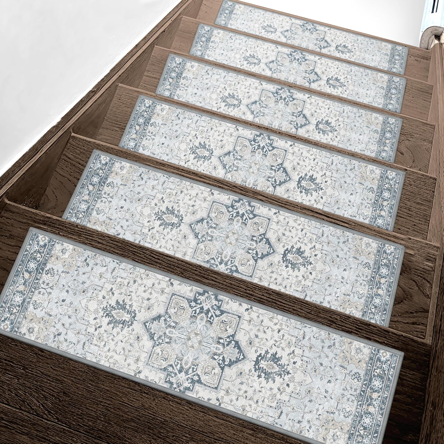 Non Slip Stair Treads for Wooden Steps - 15PCS Indoor Safety
