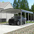 Xilingol 12x20 FT Heavy Duty Metal Carport Canopy for Vehicles