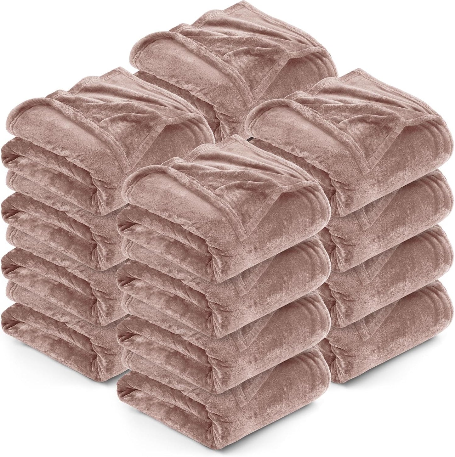 Utopia Bedding Rose Pink Fleece Blanket for Luxurious Comfort