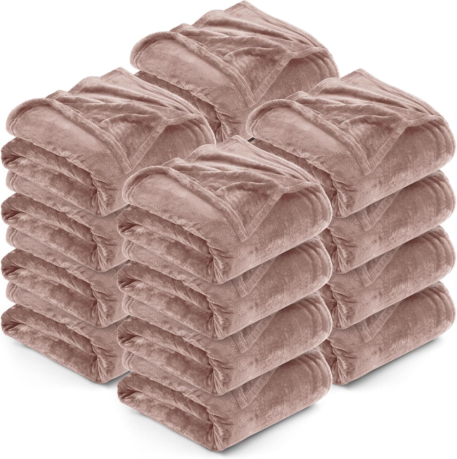 Utopia Bedding Rose Pink Fleece Blanket for Luxurious Comfort