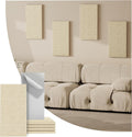 4PCS Acoustic Panels 24x12 - Peel-and-Stick Sound Absorbing Panels